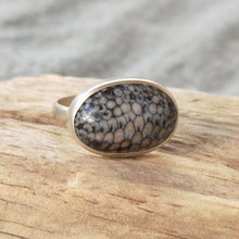 Load image into Gallery viewer, SNAKESKIN AGATE RING - Soulshine Gems