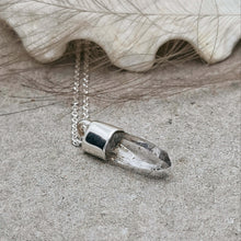 Load image into Gallery viewer, MINI CLEAR QUARTZ CRYSTAL NECKLACE - Soulshine Gems