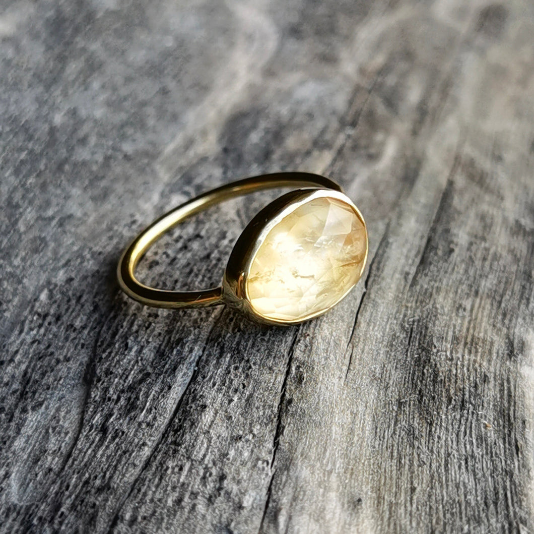 CITRINE RING GOLD