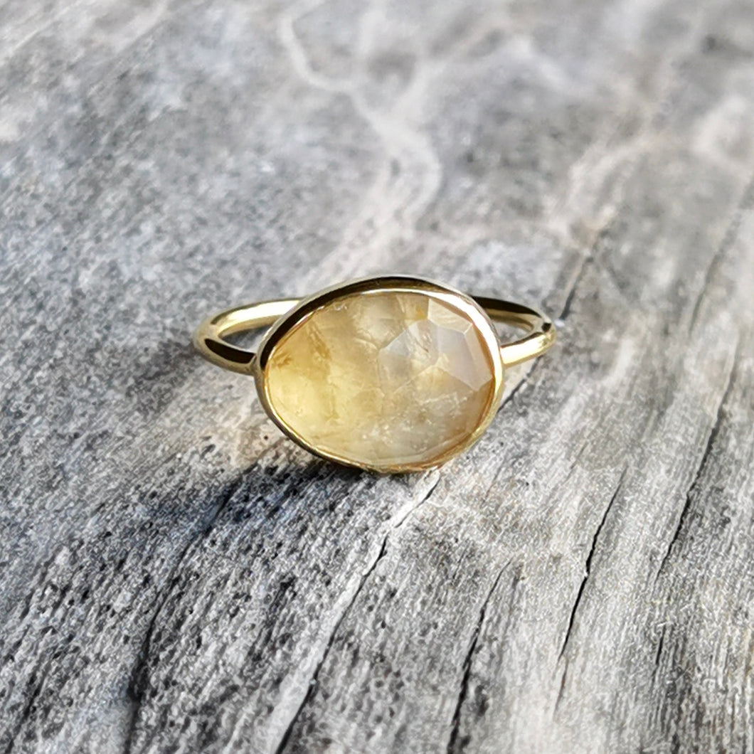 CITRINE RING GOLD