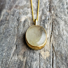 Load image into Gallery viewer, GOLDEN RUTILATED QUARTZ NECKLACE
