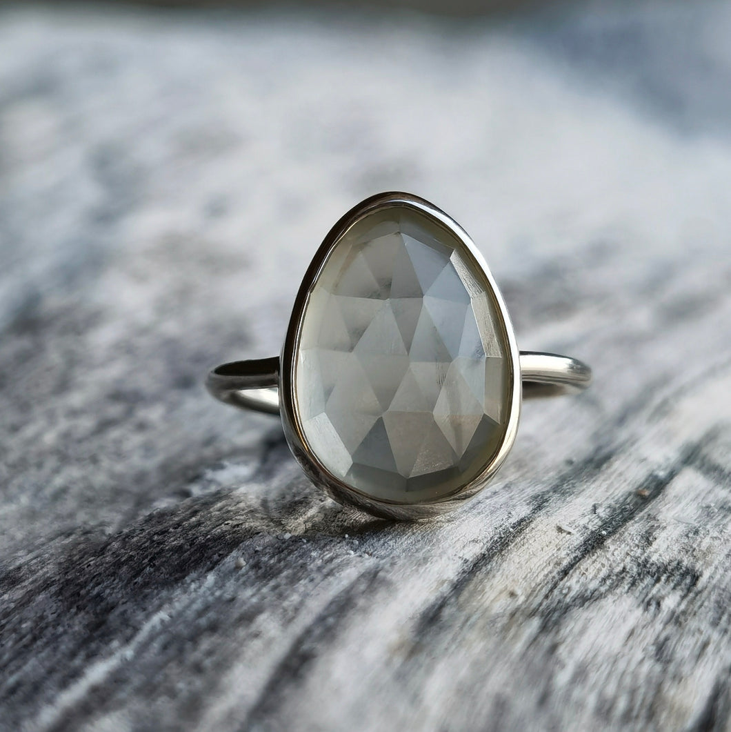 GREEN AMETHYST RING