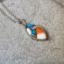 Load image into Gallery viewer, SPINY OYSTER COPPER TURQUOISE NECKLACE
