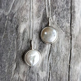 Fresh water pearl set in 925 silver necklace 