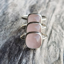 Load image into Gallery viewer, ROSE QUARTZ CUSHION RING
