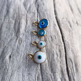 Evil eye charm gold
