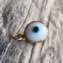 Load image into Gallery viewer, EVIL EYE CHARM GOLD
