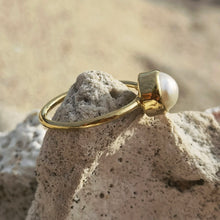 Load image into Gallery viewer, PEARL RING GOLD

