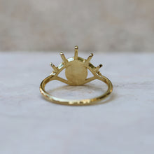Load image into Gallery viewer, PEARL EYE RING GOLD
