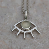 PREHNITE EYE NECKLACE - Soulshine Gems