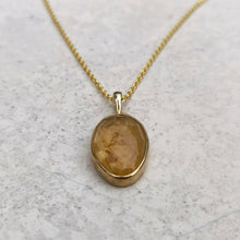 Load image into Gallery viewer, CITRINE NECKLACE GOLD
