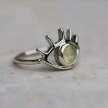Load image into Gallery viewer, PREHNITE EYE RING - Soulshine Gems

