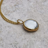 PEARL COIN NECKLACE GOLD - Soulshine Gems