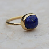 LAPIS LAZULI RING GOLD - Soulshine Gems