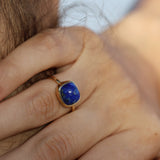 LAPIS LAZULI RING GOLD - Soulshine Gems