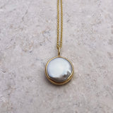 PEARL COIN NECKLACE GOLD - Soulshine Gems