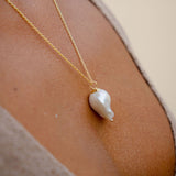 PEARL BARO NECKLACE GOLD