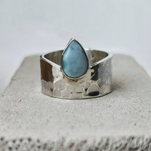 Load image into Gallery viewer, LARIMAR OCEAN RING
