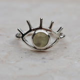 PREHNITE EYE RING - Soulshine Gems