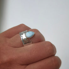 Load image into Gallery viewer, LARIMAR OCEAN RING

