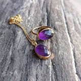 AMETHYST RING GOLD - Soulshine Gems
