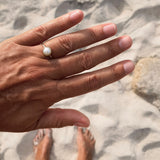 PEARL RING GOLD