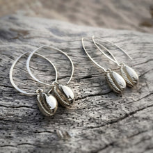 Load image into Gallery viewer, COWRIE EARRINGS ALOHA - Soulshine Gems
