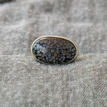 Load image into Gallery viewer, SNAKESKIN AGATE RING
