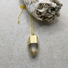 Load image into Gallery viewer, CITRINE CRYSTAL PENDANT GP
