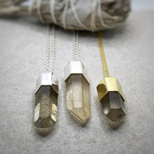 Load image into Gallery viewer, CITRINE CRYSTAL NECKLACE
