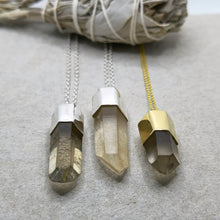 Load image into Gallery viewer, CITRINE CRYSTAL PENDANT GP
