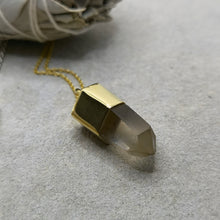 Load image into Gallery viewer, CITRINE CRYSTAL PENDANT GP
