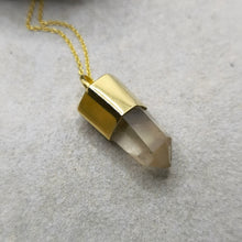 Load image into Gallery viewer, CITRINE CRYSTAL PENDANT GP
