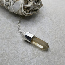 Load image into Gallery viewer, CITRINE CRYSTAL NECKLACE
