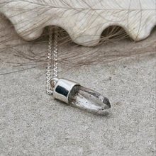 Load image into Gallery viewer, MINI CLEAR QUARTZ CRYSTAL NECKLACE
